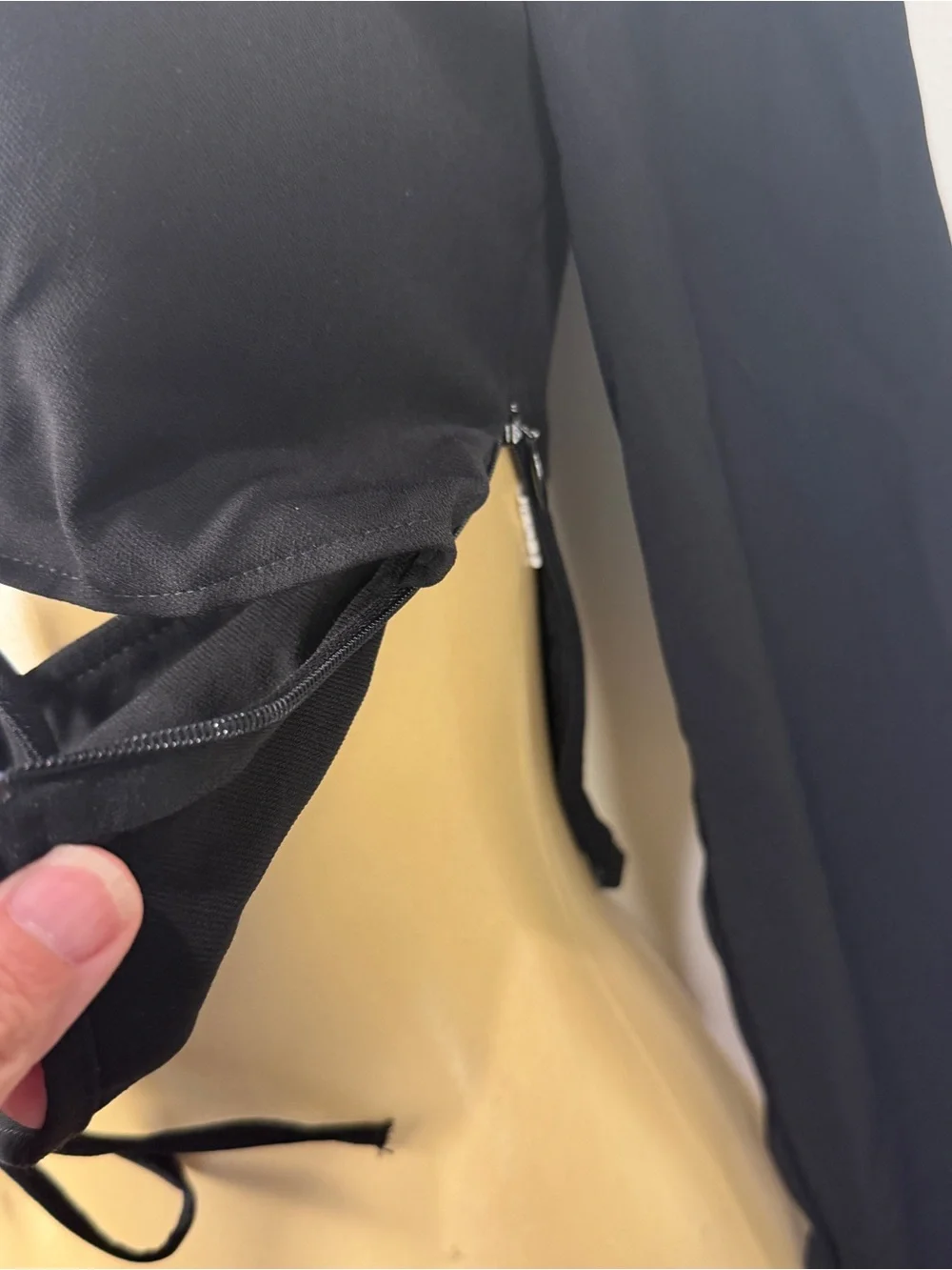 Zara Cutout Top Sz XS Whimsygoth Long Sleeves